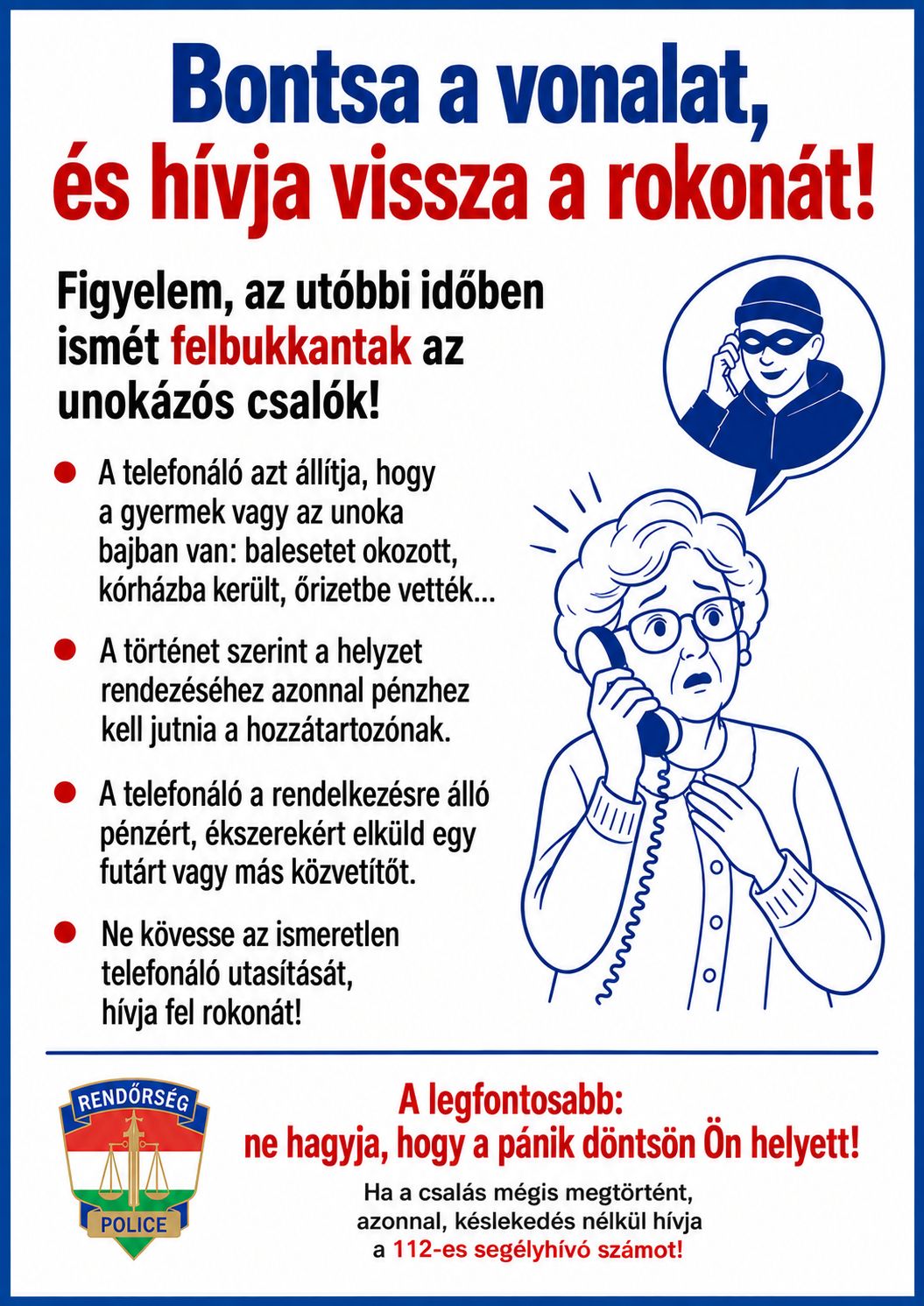 unokázós csalás