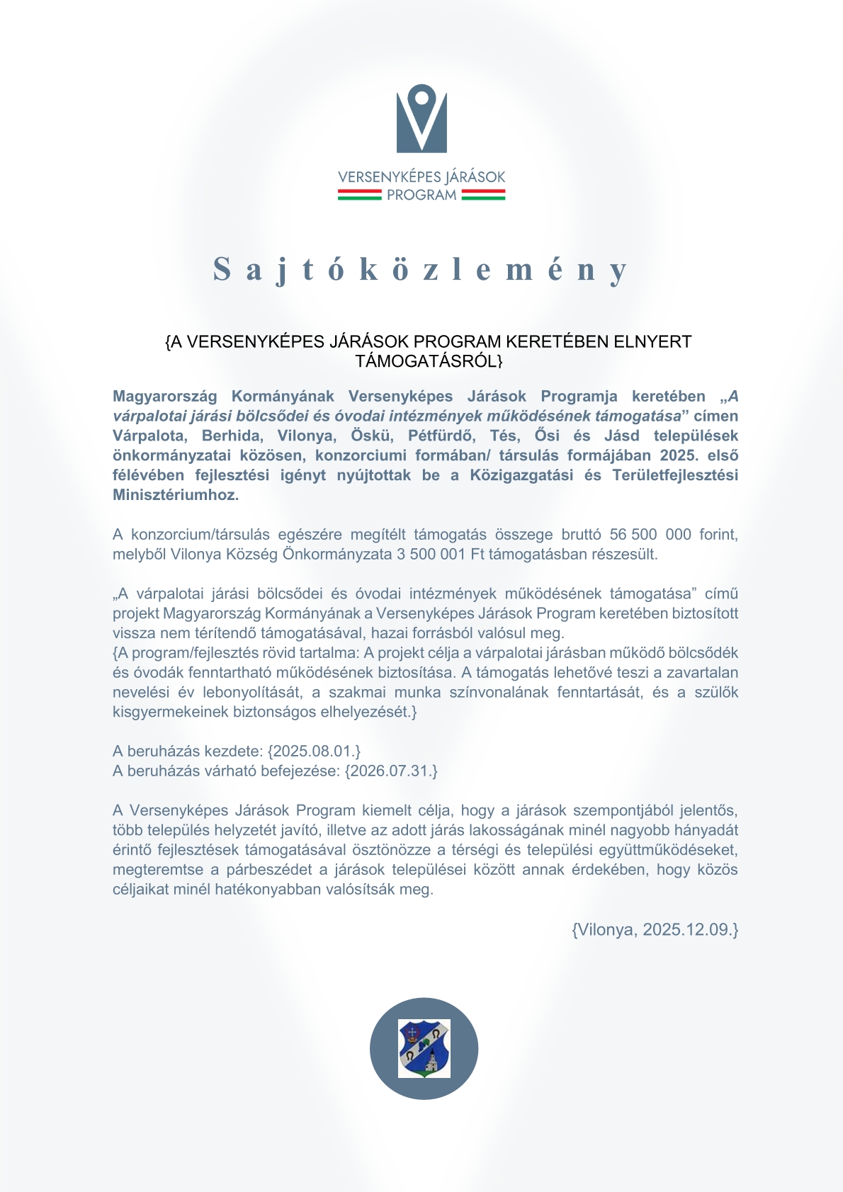 VJP óvoda és bölcsőde