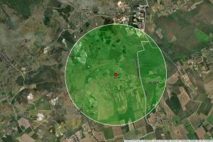 zárlat területe